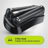 Braun Shaver | 300BT Series 3 | Operating time (max) 30 min | NiMH | Black