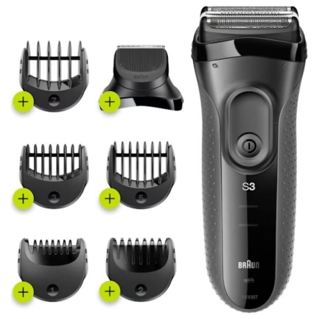 Braun Shave&Style Shaver | 3000BT Series 3 | Operating time (max) 45 min | NiMH | Black