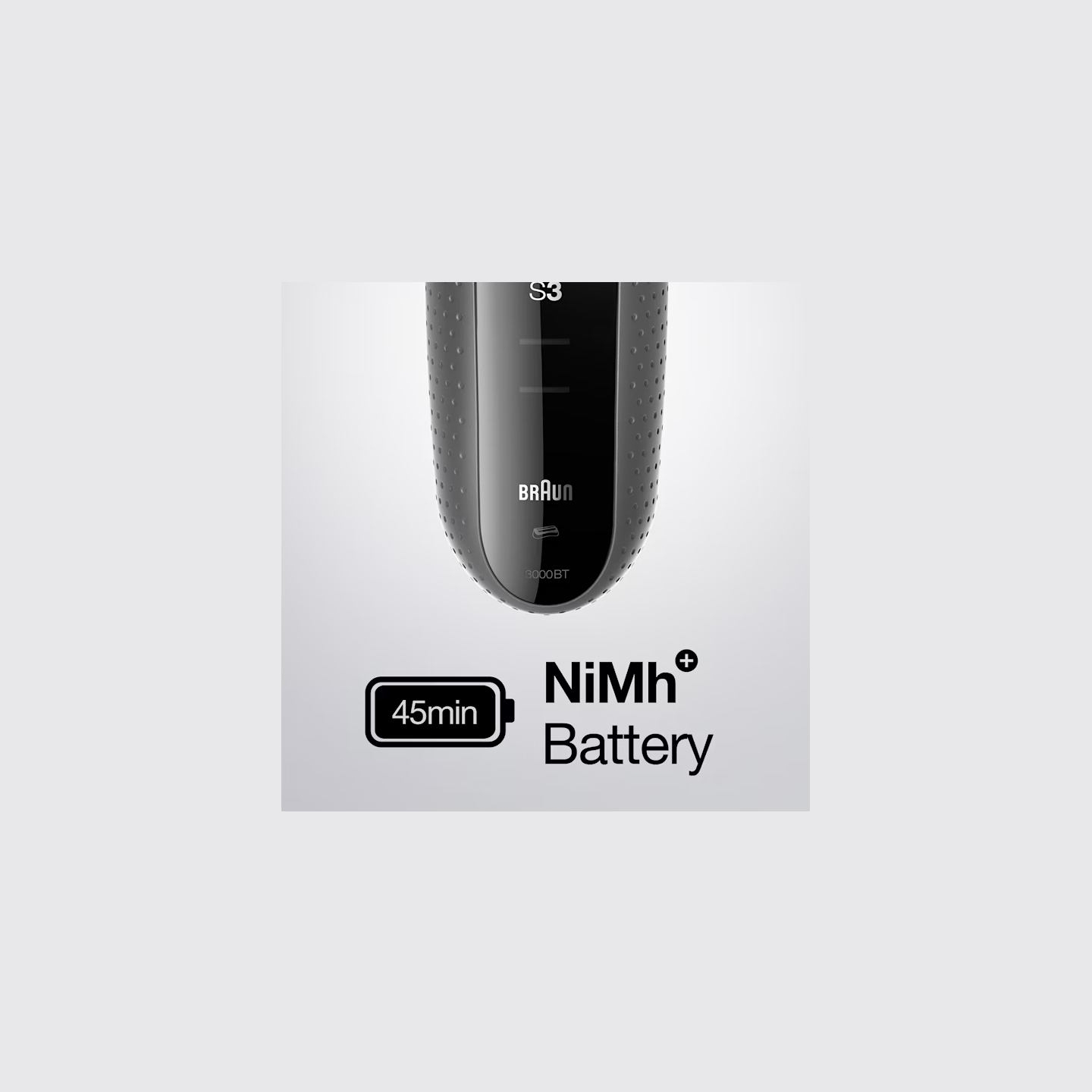 Braun Shave&Style Shaver | 3000BT Series 3 | Operating time (max) 45 min | NiMH | Black
