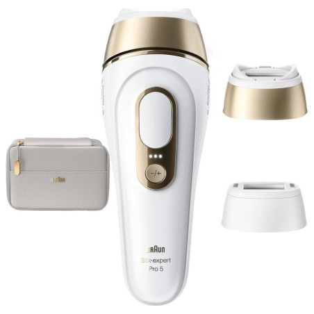 Braun IPL Epilator | Silk expert Pro 5 PL5210 | Number of power levels 3 | White/Gold