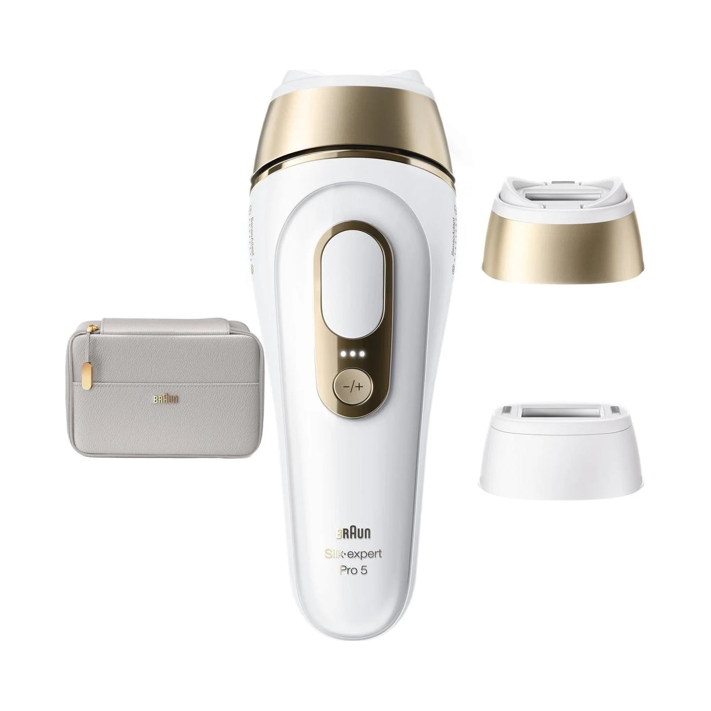 Braun IPL Epilator | Silk expert Pro 5 PL5210 | Number of power levels 3 | White/Gold