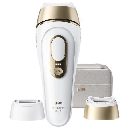 Braun IPL Epilator | Silk expert Pro 5 PL5210 | Number of power levels 3 | White/Gold