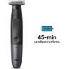 Braun Face and Body Hair trimmer | XT5300 Series XT5 | Cordless | Wet & Dry | Number of length steps 6 | Black/Silver