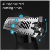 Braun Face and Body Hair trimmer | XT5300 Series XT5 | Cordless | Wet & Dry | Number of length steps 6 | Black/Silver