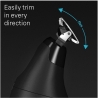Braun Face and Body Hair trimmer | XT5300 Series XT5 | Cordless | Wet & Dry | Number of length steps 6 | Black/Silver