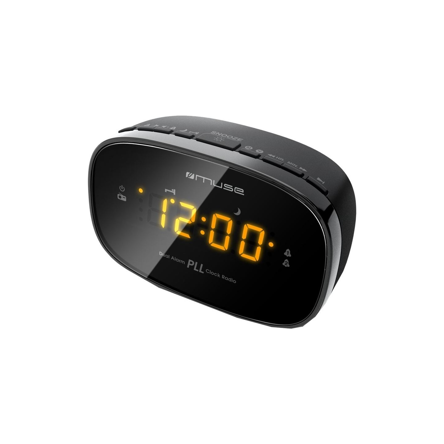 Muse | Clock radio PLL | M-150CR | Alarm function | Black