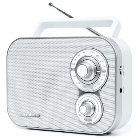 Muse | Portable Radio | M-051RW | AUX in | White