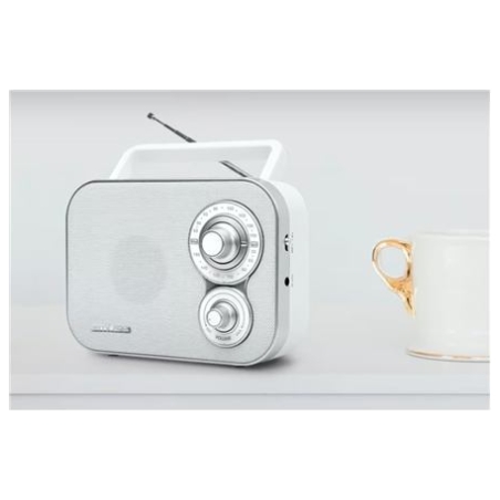 Muse | Portable Radio | M-051RW | AUX in | White