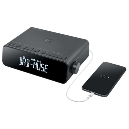 Muse | DAB+/FM RDS Radio | M-175 DBI | Alarm function | AUX in | Black