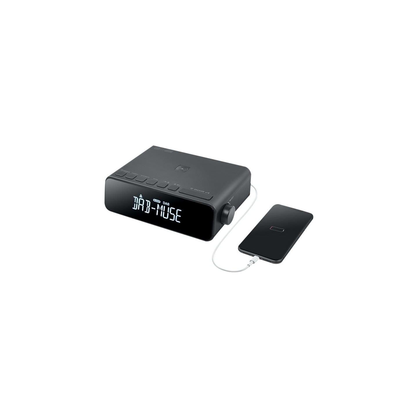 Muse | DAB+/FM RDS Radio | M-175 DBI | Alarm function | AUX in | Black