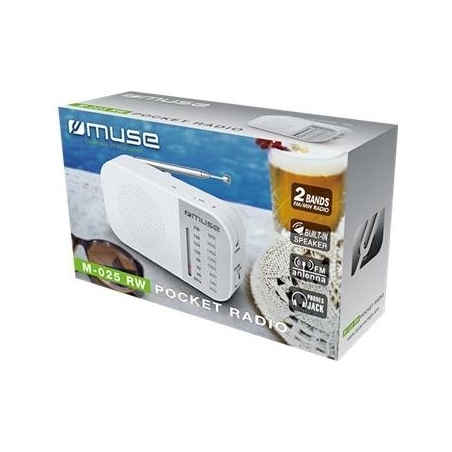 Muse | M-025 RW | Portable radio | White