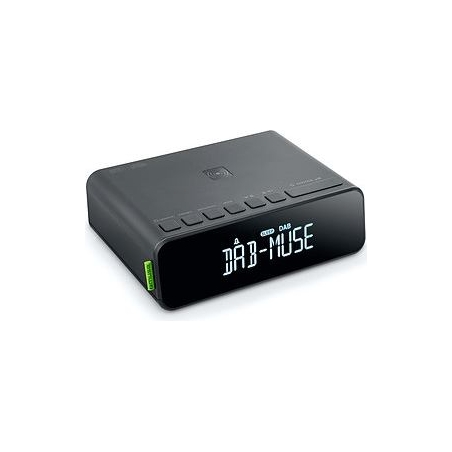 Muse | Alarm function | M-175 WI | AUX in | Alarm Clock | Black