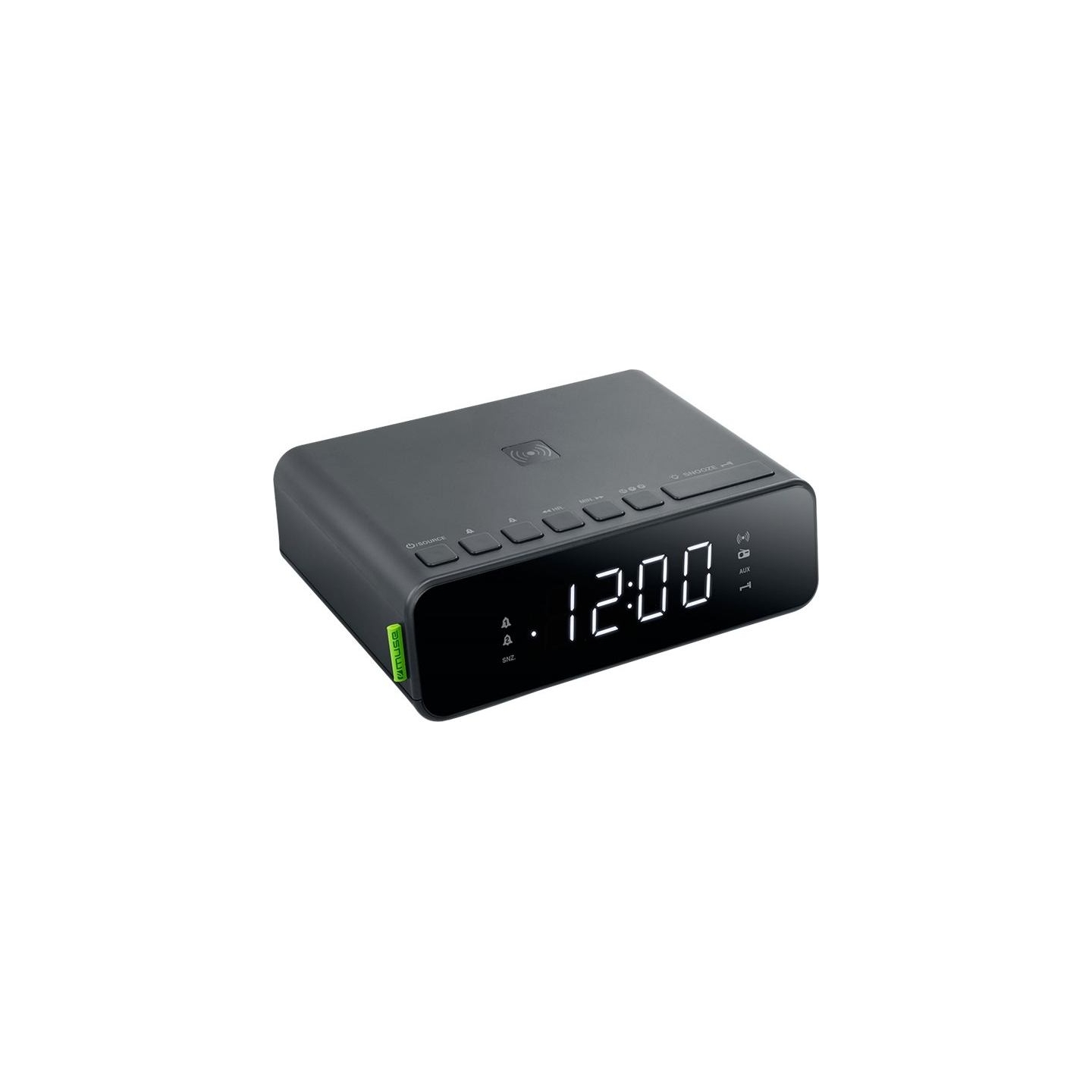 Muse | Alarm function | M-175 WI | AUX in | Alarm Clock | Black