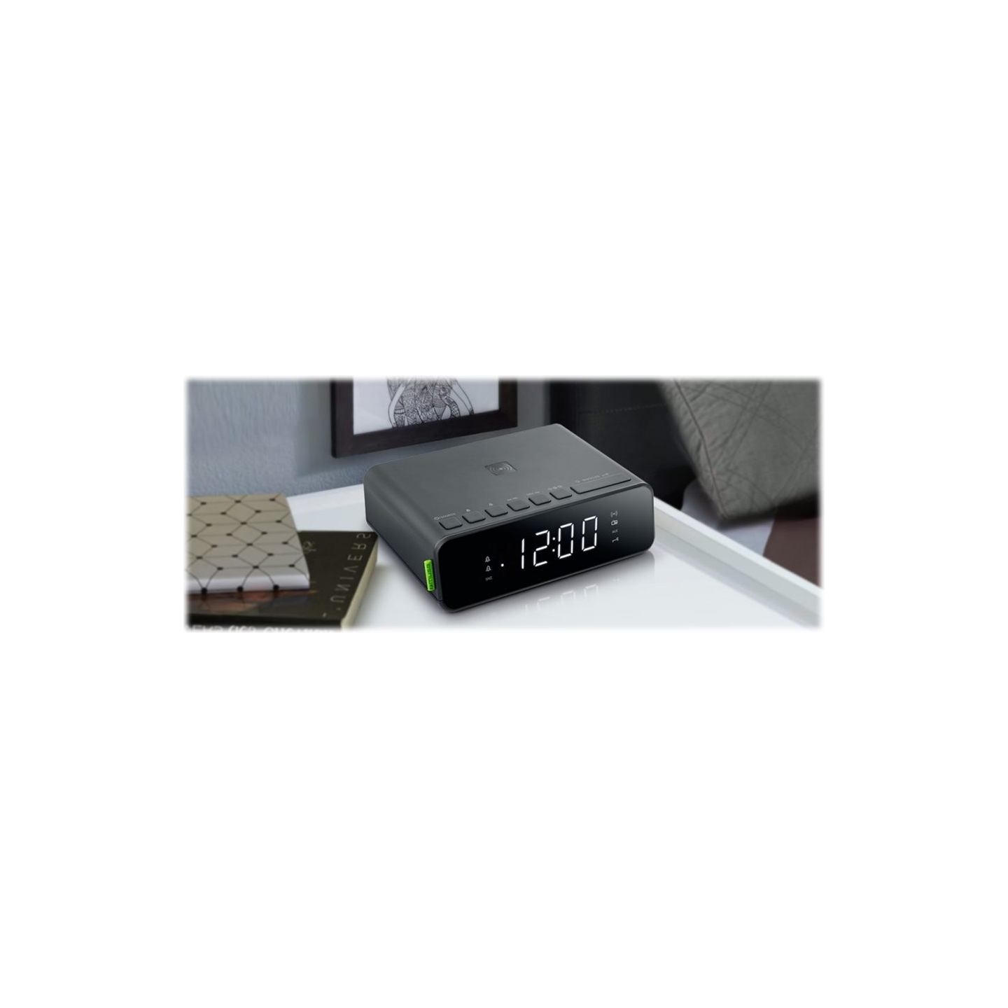 Muse | Alarm function | M-175 WI | AUX in | Alarm Clock | Black