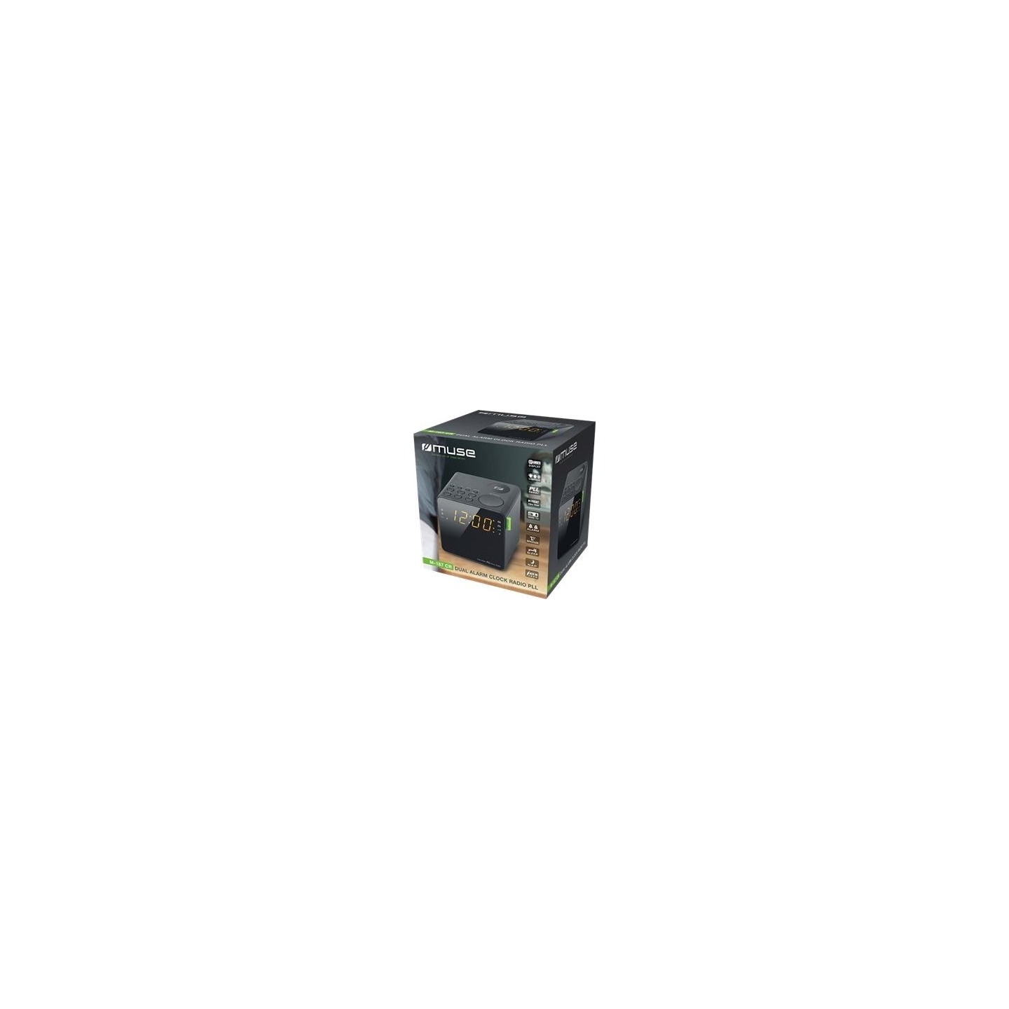 Muse | Dual Alarm Clock Radio | M-187CR