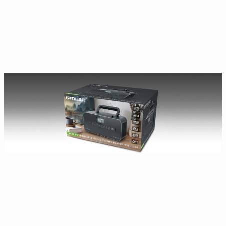 Muse | Portable radio | M-28DG | AUX in | Grey