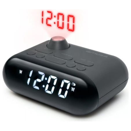 Muse Clock Radio With Projection | M-179 P | FM radio