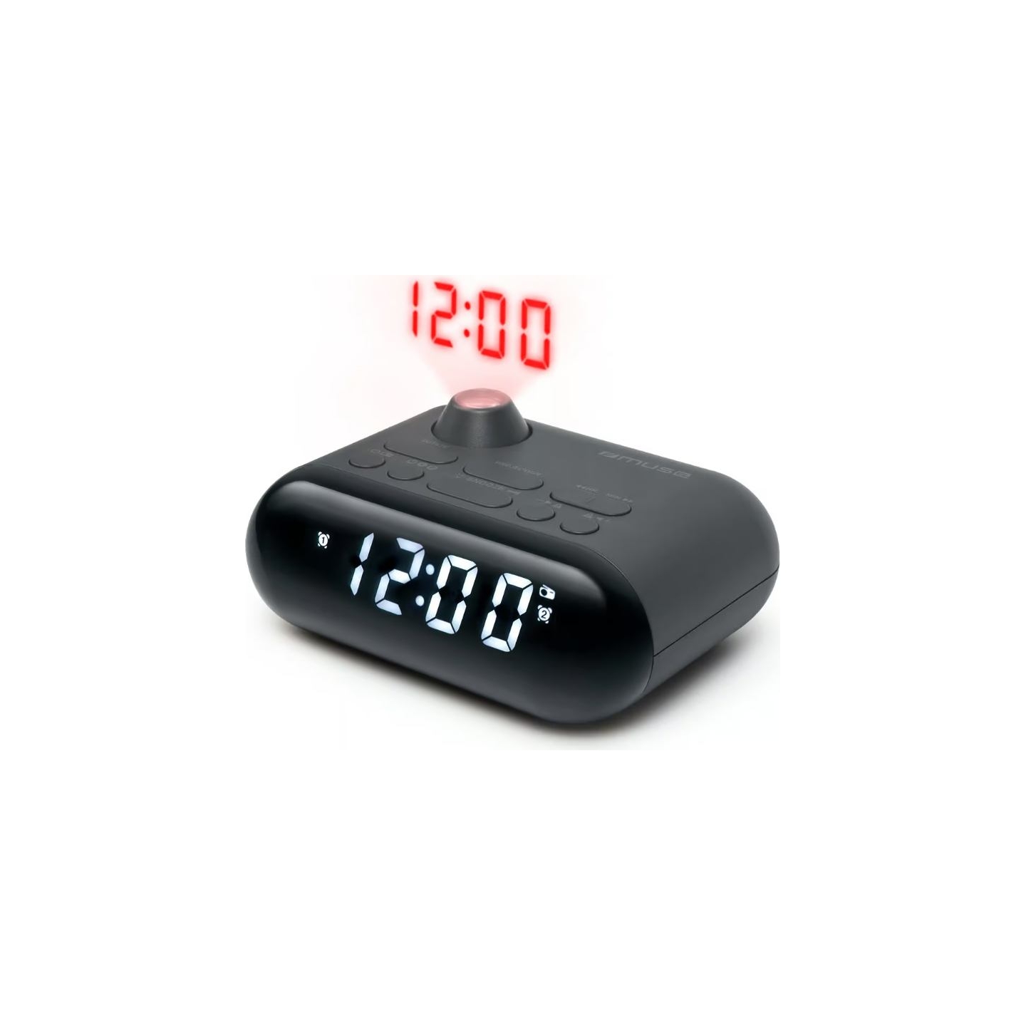 Muse Clock Radio With Projection | M-179 P | FM radio