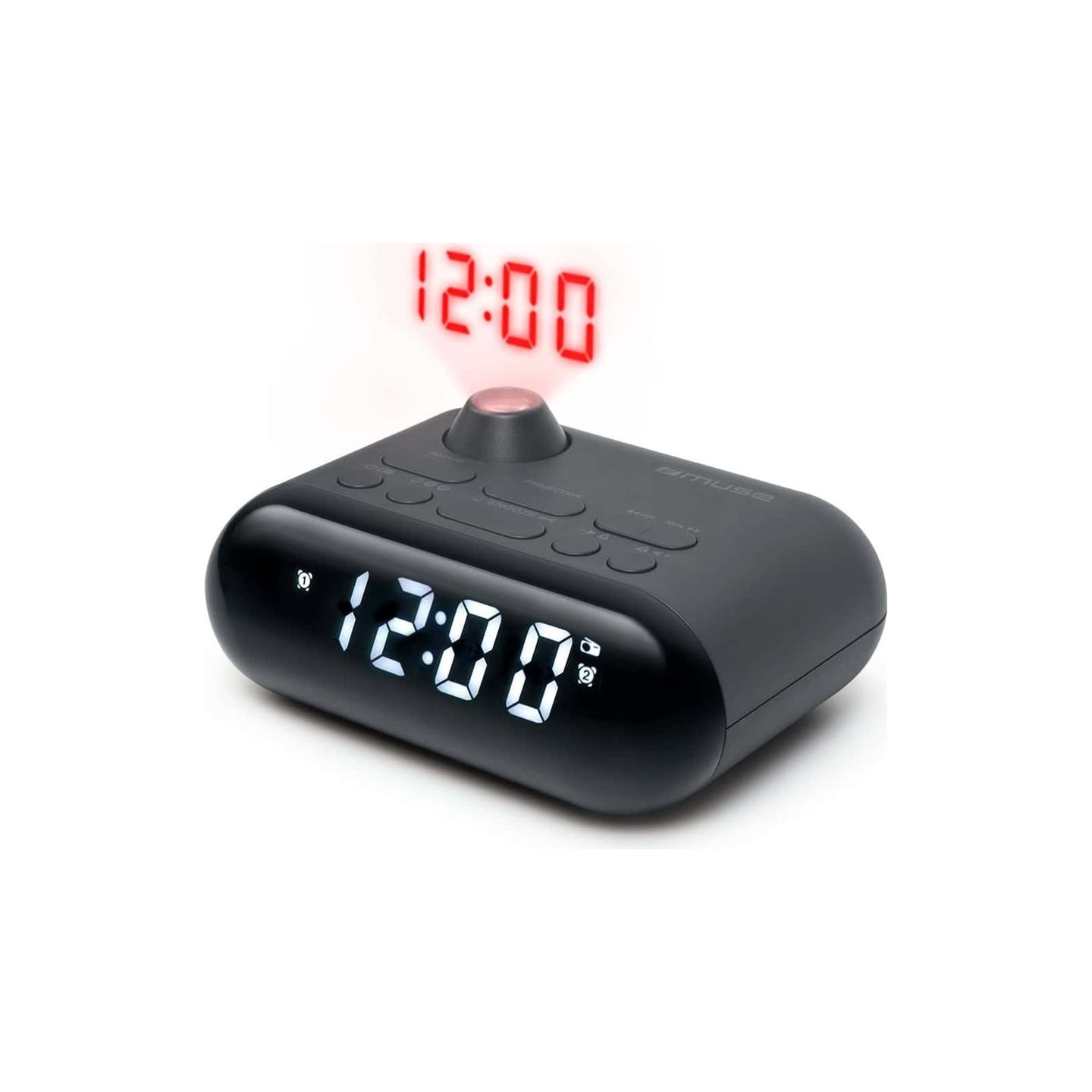 Muse Clock Radio With Projection | M-179 P | FM radio