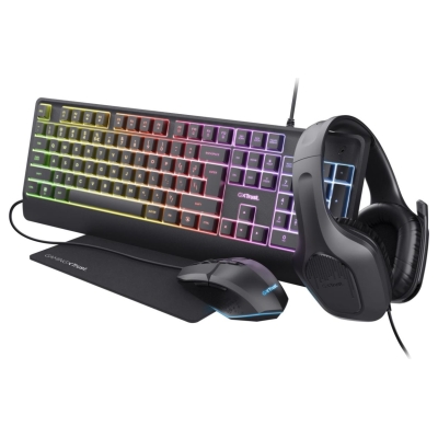 Trust KEYBOARD +MOUSE GXT792 QUADROX/4-IN-1 BUNDLE ENG 25155 TRUST