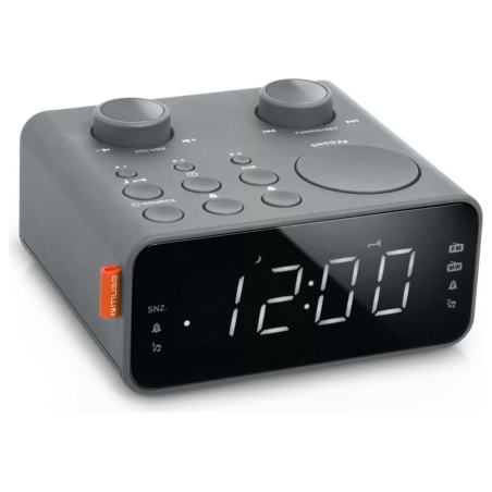Muse Dual Alarm Clock Radio | M-17 LG | Alarm function | AUX in