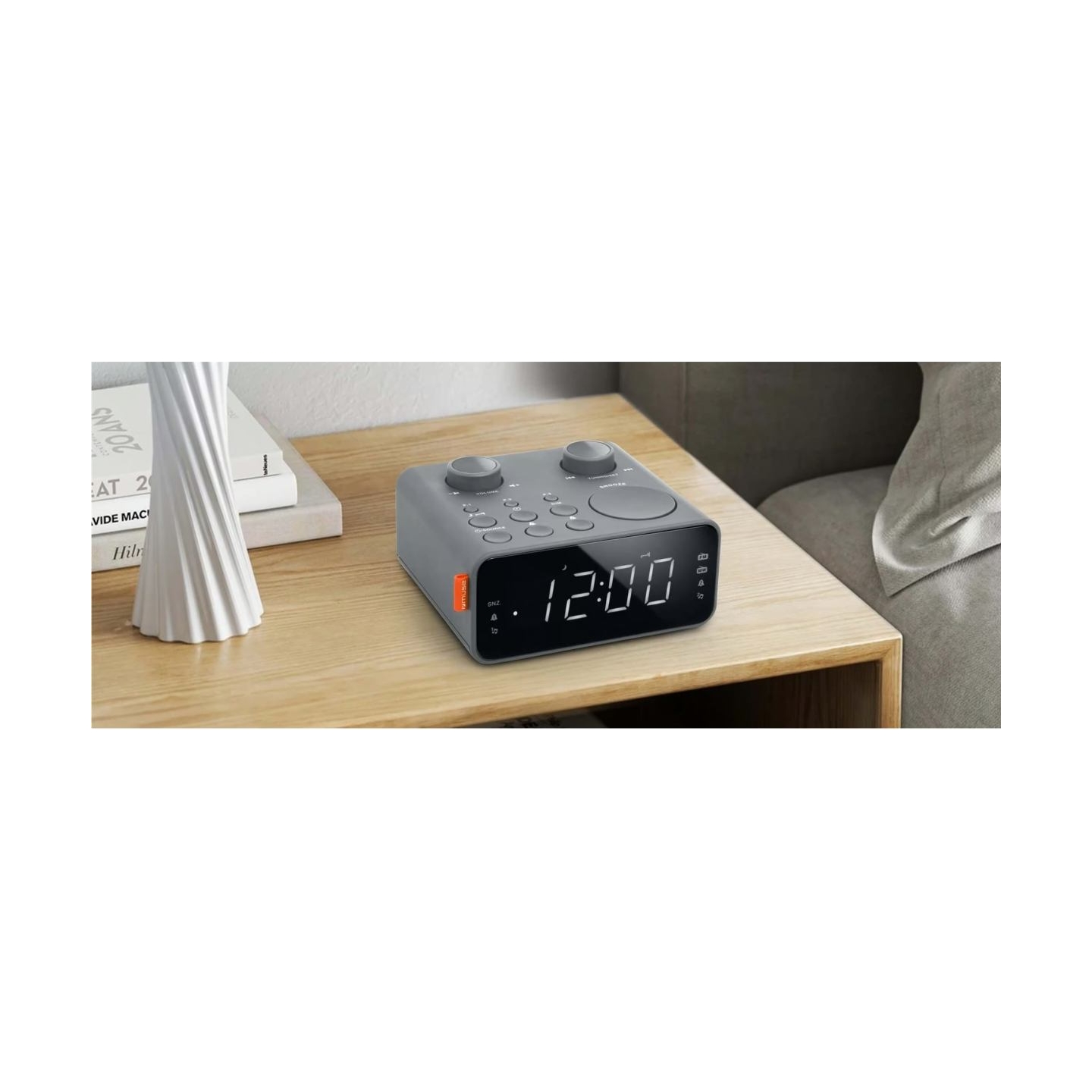 Muse Dual Alarm Clock Radio | M-17 LG | Alarm function | AUX in