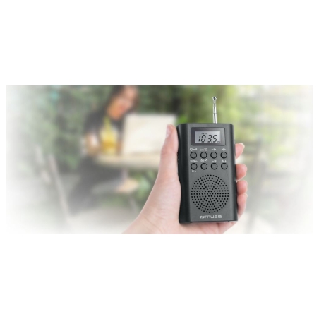 Muse | Pocket radio | M-03R | Black