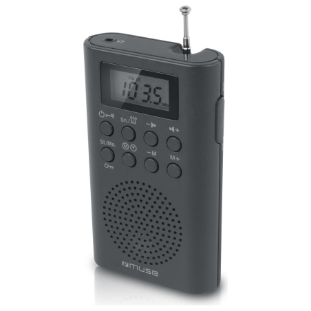 Muse | Pocket radio | M-03R | Black
