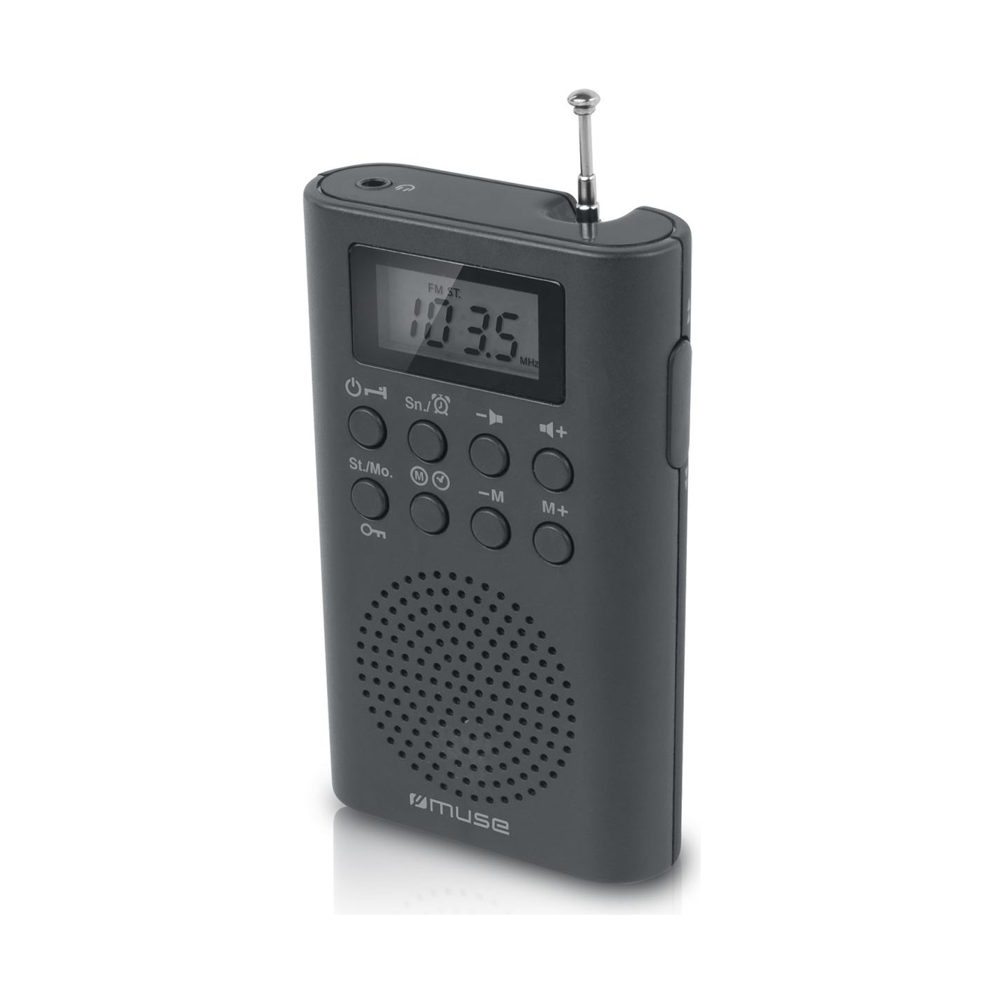 Muse | Pocket radio | M-03R | Black
