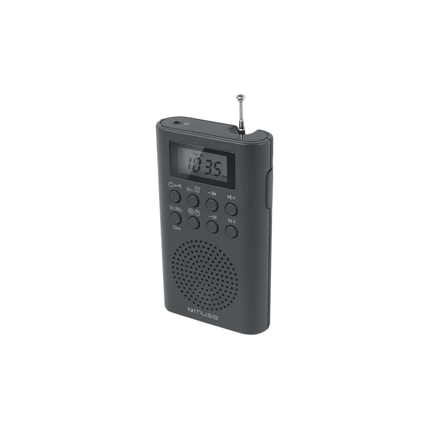Muse | Pocket radio | M-03R | Black