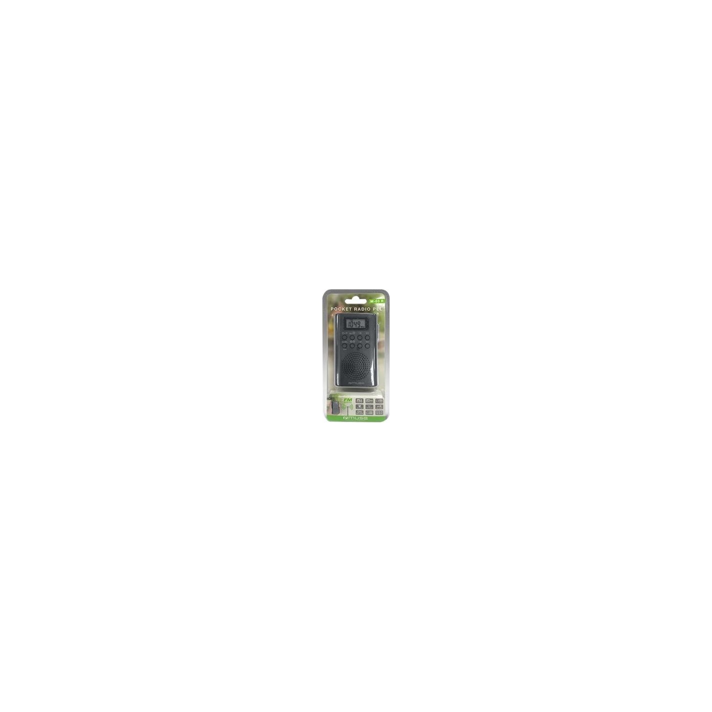 Muse | Pocket radio | M-03R | Black
