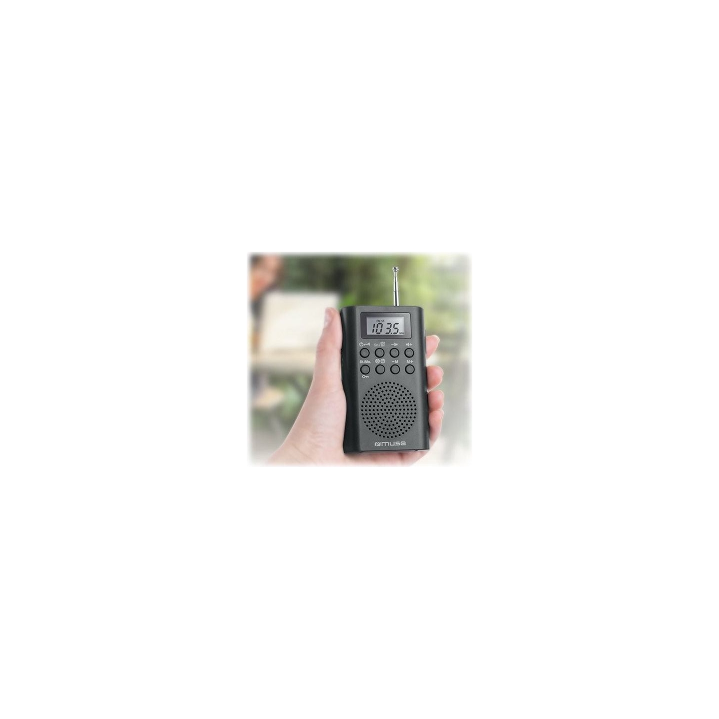 Muse | Pocket radio | M-03R | Black