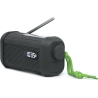 Muse | Portable Solar Radio with Crank and Flashlight | MH-08 MB | AUX in | Bluetooth | FM radio