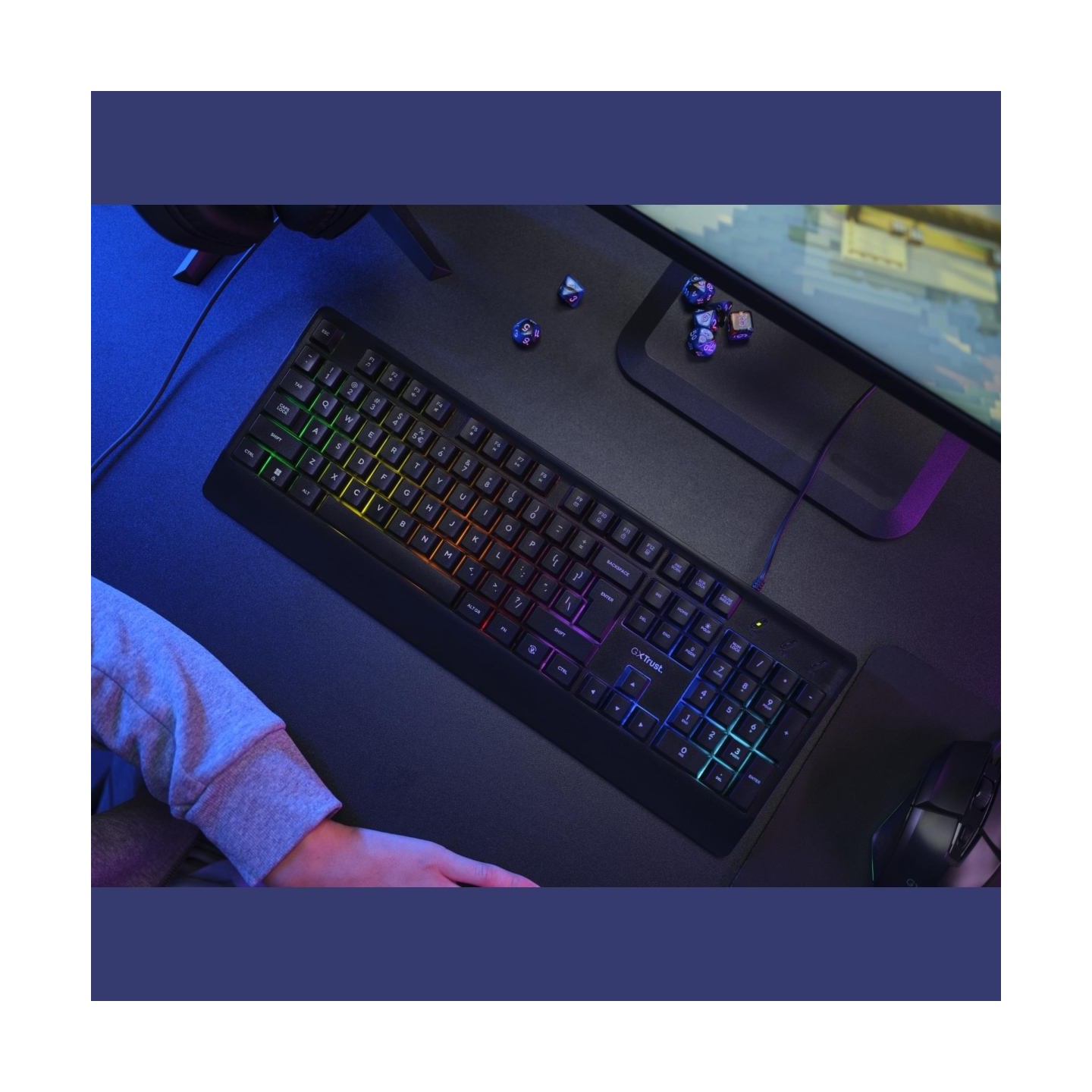 Trust KEYBOARD +MOUSE GXT792 QUADROX/4-IN-1 BUNDLE ENG 25155 TRUST