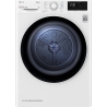 LG | Dryer Machine | RH80V3AV6N | Energy efficiency class D | Front loading | 8 kg | LED | Depth 69 cm | Wi-Fi | White