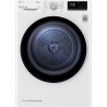 LG | Dryer Machine | RH80V3AV6N | Energy efficiency class D | Front loading | 8 kg | LED | Depth 69 cm | Wi-Fi | White