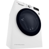 LG | Dryer Machine | RH80V3AV6N | Energy efficiency class D | Front loading | 8 kg | LED | Depth 69 cm | Wi-Fi | White