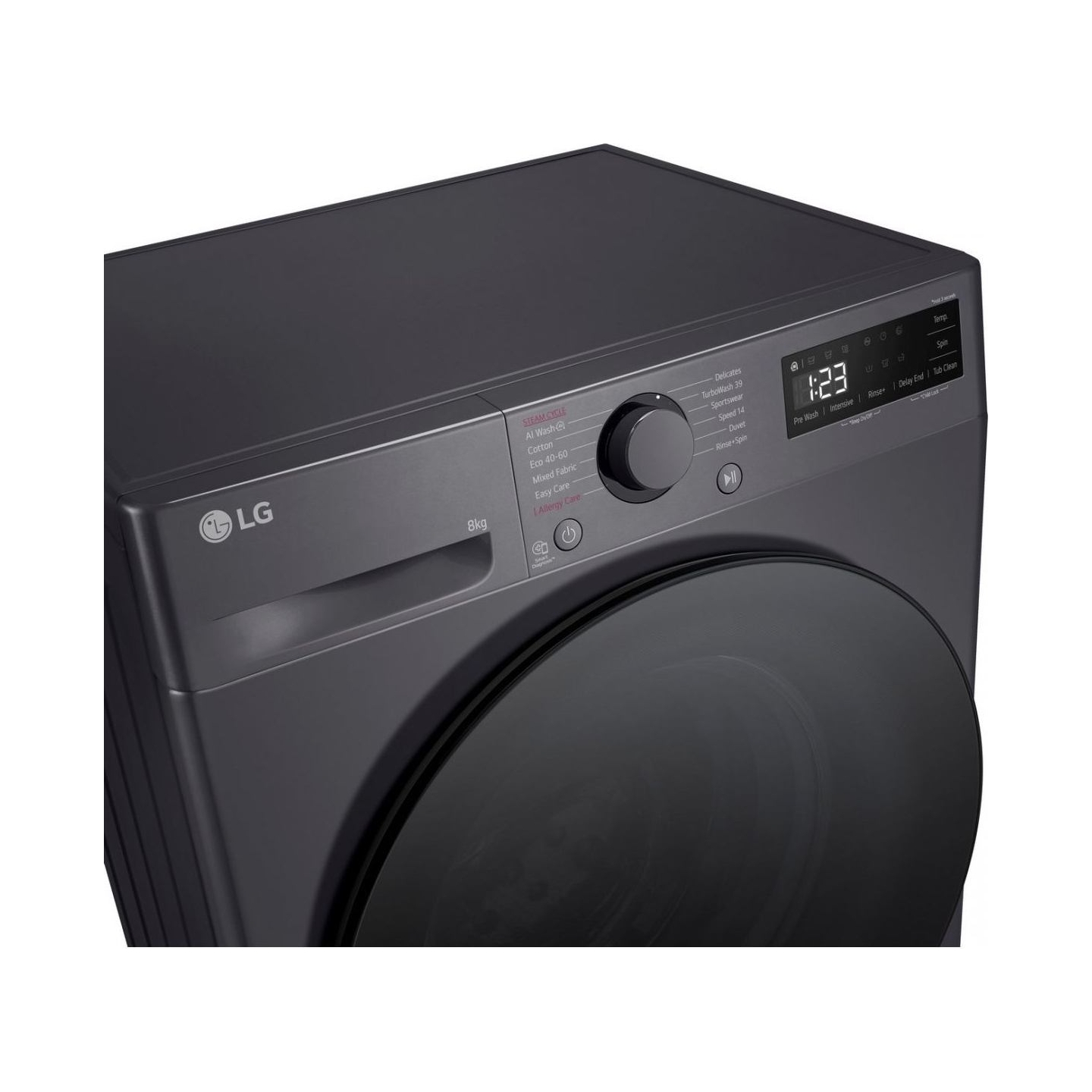 LG | Washing Machine | F2WR508S2M | Energy efficiency class A | Front loading | Washing capacity 8 kg | 1200 RPM | Depth 48 cm |