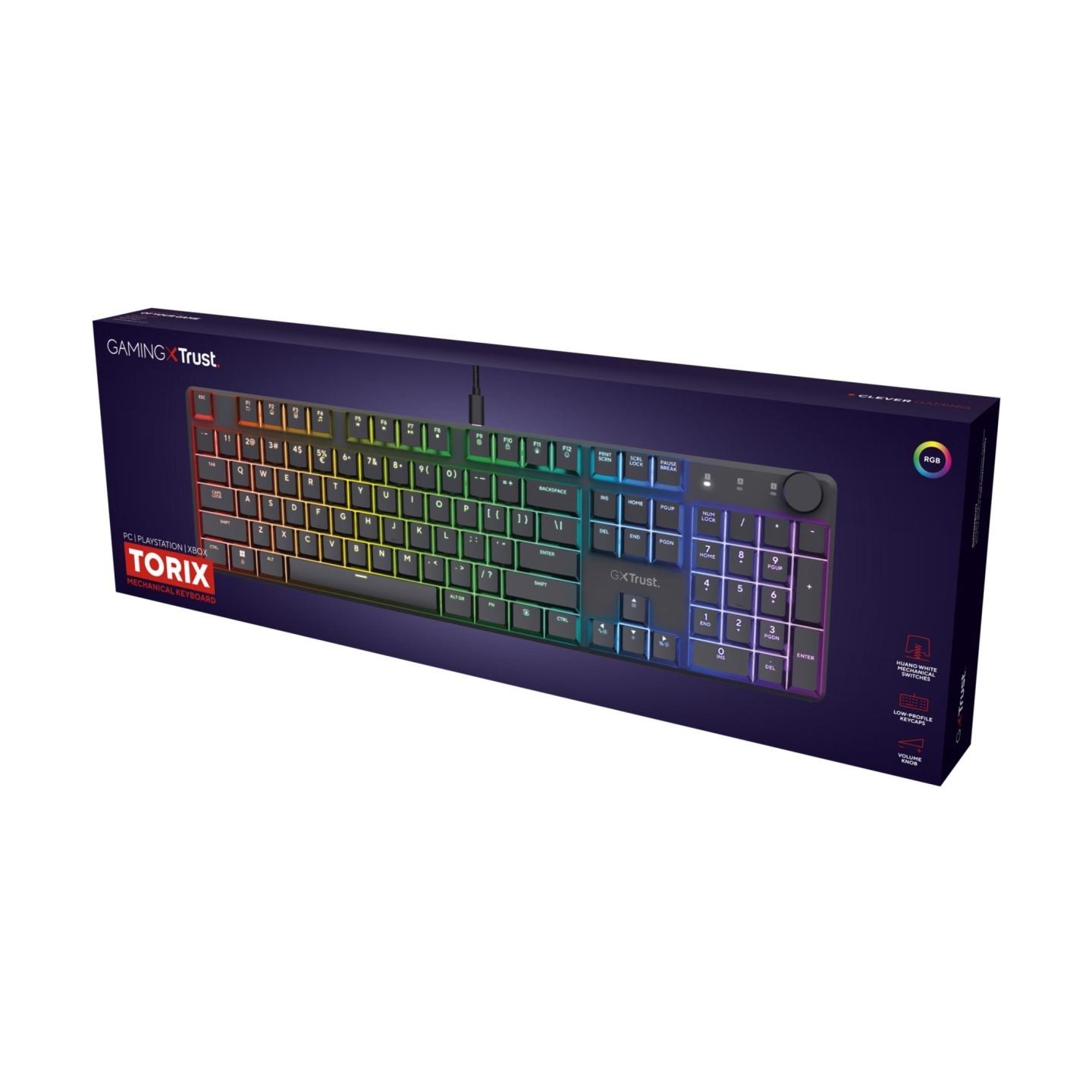Trust KEYBOARD USB GXT866 TORIX/EN 24910 TRUST
