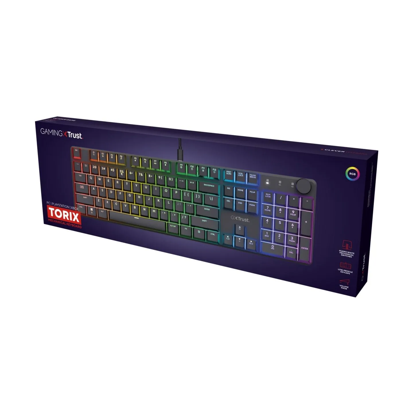 Trust KEYBOARD USB GXT866 TORIX/EN 24910 TRUST