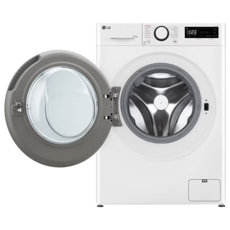 LG Washing machine with dryer | F2DR508S1W | Energy efficiency class A-10%/E | Front loading | Washing capacity 8 kg | 1200 RPM 