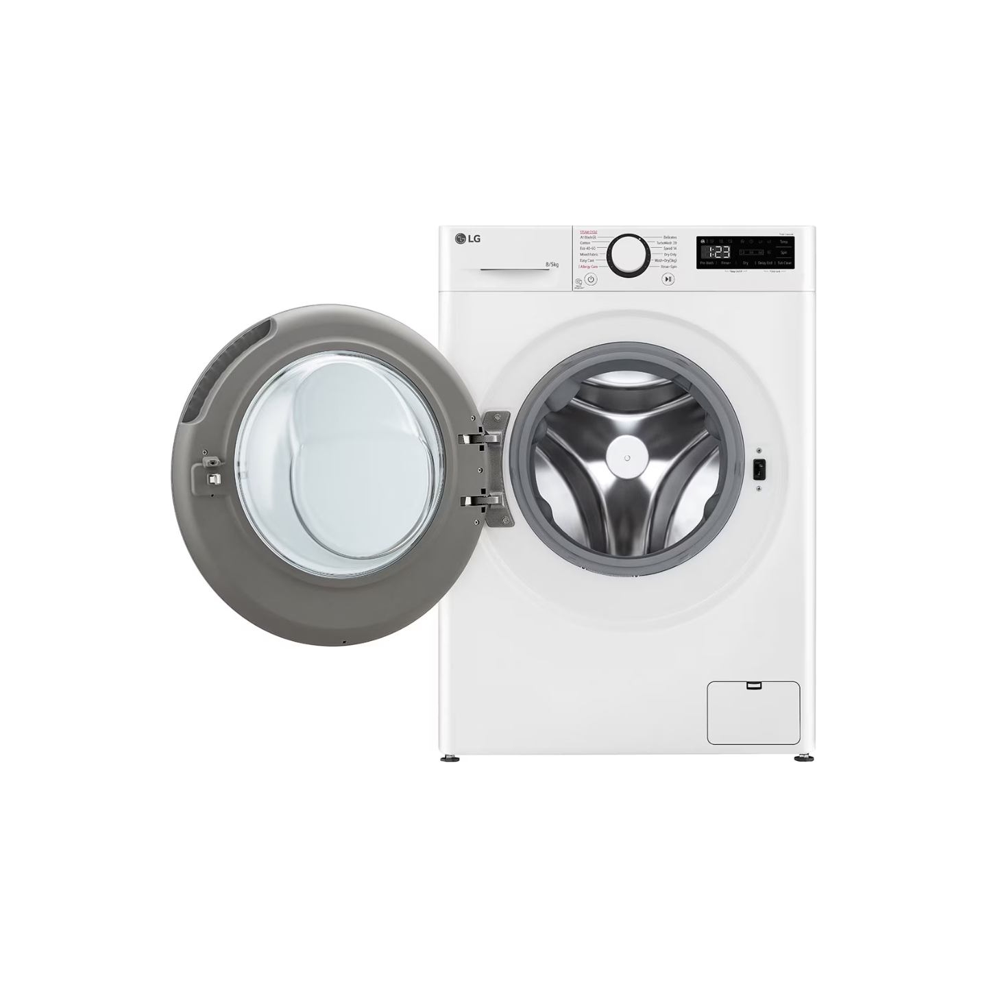 LG Washing machine with dryer | F2DR508S1W | Energy efficiency class A-10%/E | Front loading | Washing capacity 8 kg | 1200 RPM 