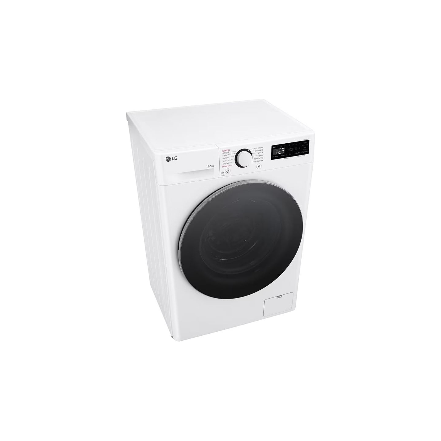 LG Washing machine with dryer | F2DR508S1W | Energy efficiency class A-10%/E | Front loading | Washing capacity 8 kg | 1200 RPM 