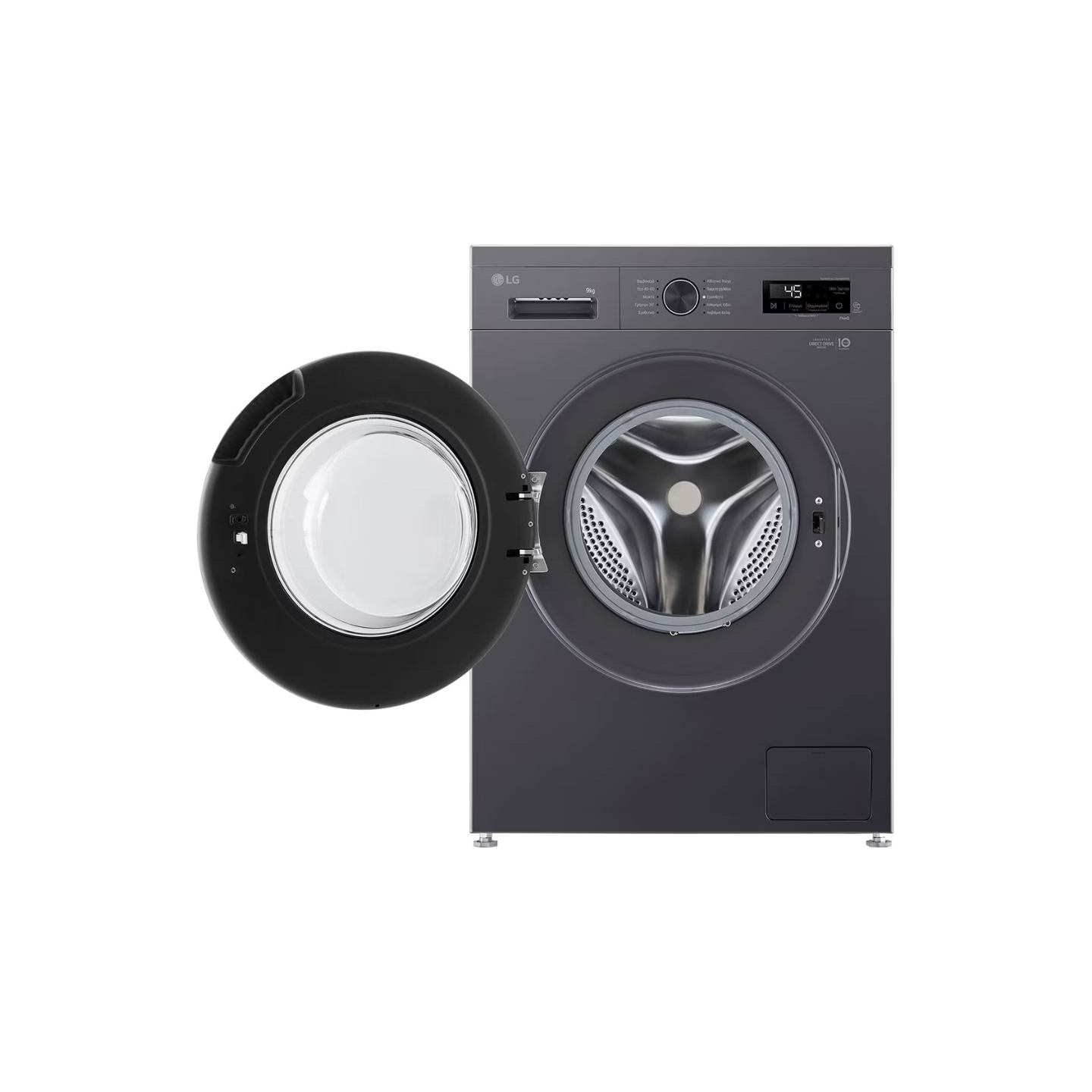 LG Washing machine | F4X1009NMB | Energy efficiency class A | Front loading | Washing capacity 9 kg | 1400 RPM | Depth 55 cm | W