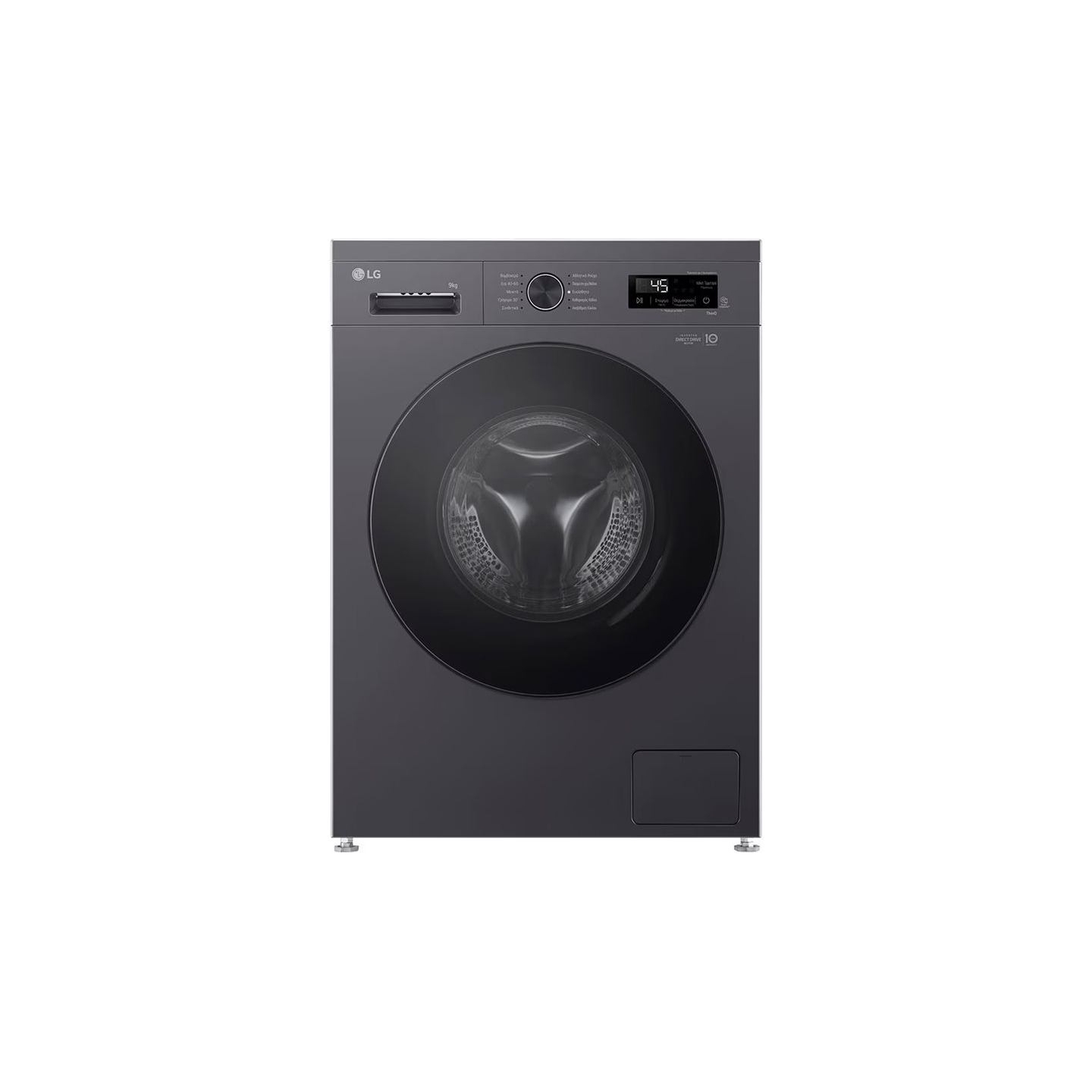LG Washing machine | F4X1009NMB | Energy efficiency class A | Front loading | Washing capacity 9 kg | 1400 RPM | Depth 55 cm | W