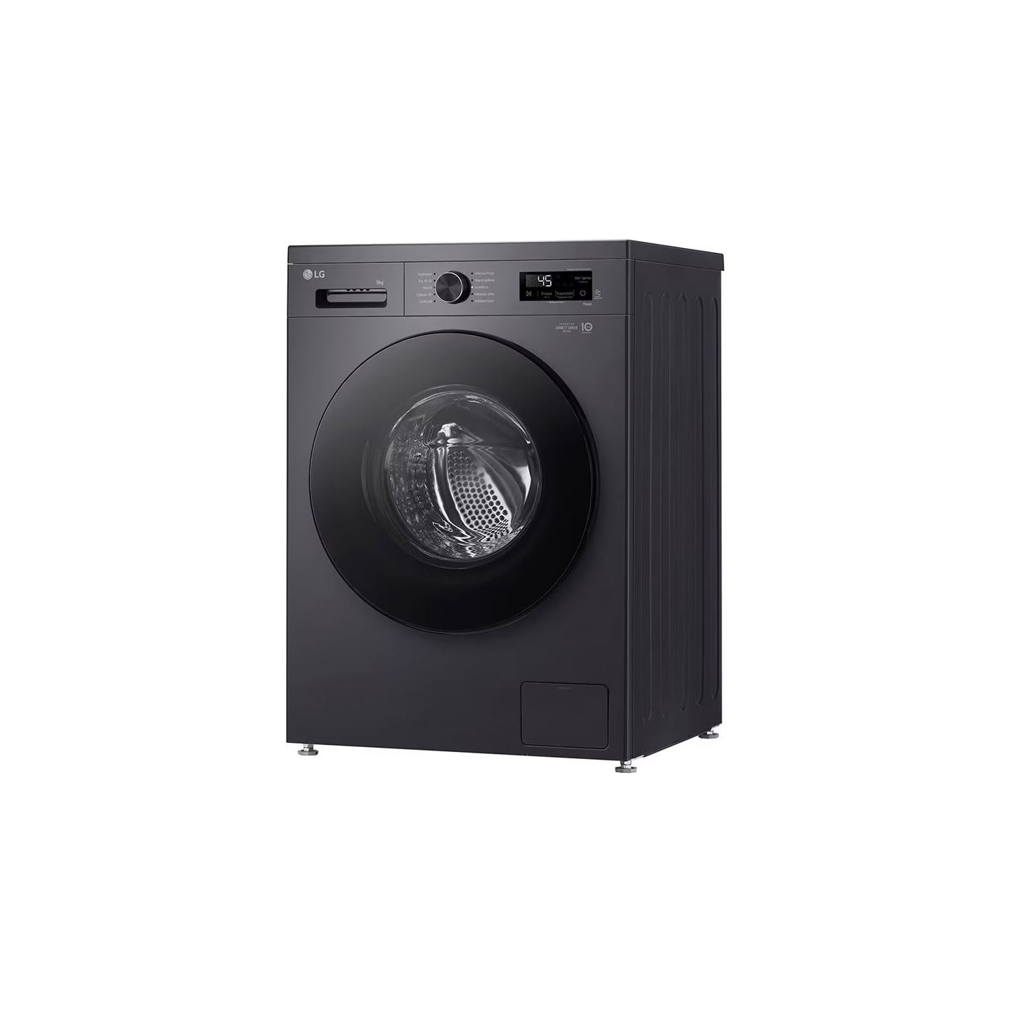 LG Washing machine | F4X1009NMB | Energy efficiency class A | Front loading | Washing capacity 9 kg | 1400 RPM | Depth 55 cm | W