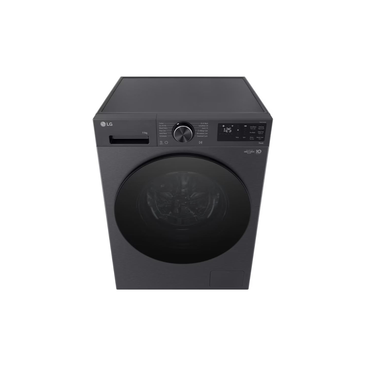 LG Washing machine | F4X5011TBB | Energy efficiency class A | Front loading | Washing capacity 11 kg | 1400 RPM | Depth 57 cm | 