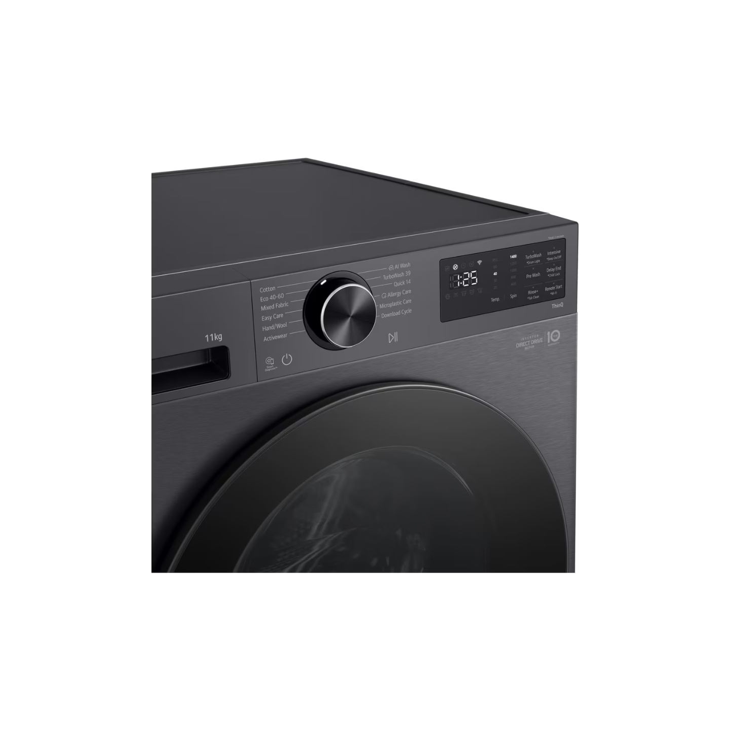 LG Washing machine | F4X5011TBB | Energy efficiency class A | Front loading | Washing capacity 11 kg | 1400 RPM | Depth 57 cm | 