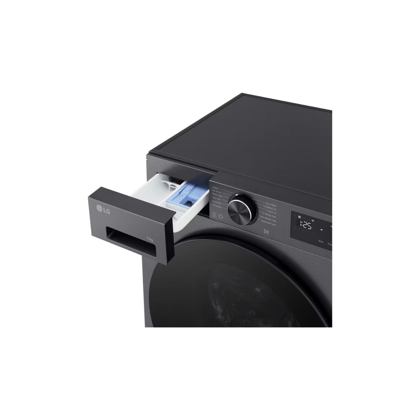 LG Washing machine | F4X5011TBB | Energy efficiency class A | Front loading | Washing capacity 11 kg | 1400 RPM | Depth 57 cm | 