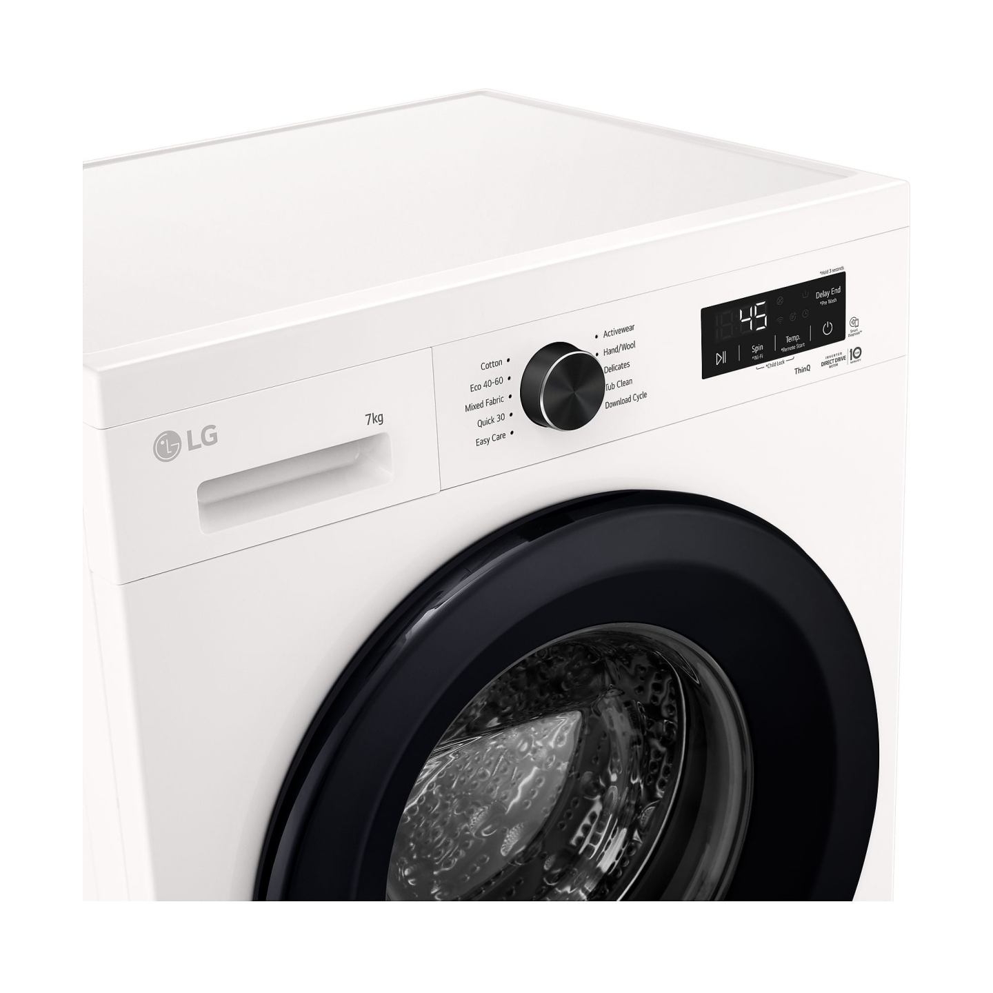 LG F2X10S7NWK | Washing Machine | Energy efficiency class A | Front loading | Washing capacity 7 kg | 1200 RPM | Depth 44 cm | W